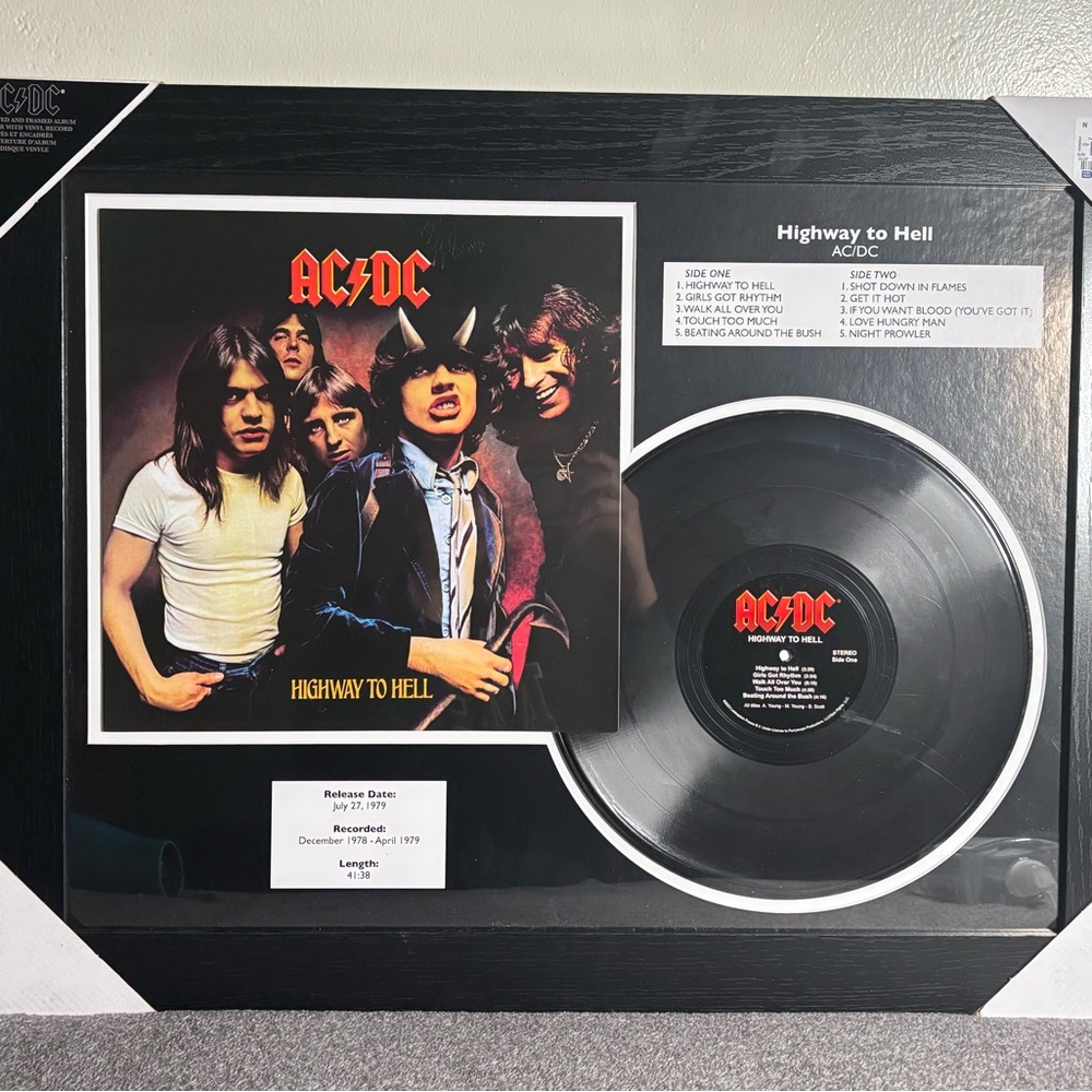 AC/DC Highway to Hell Vinyl Record